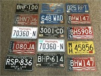 VINTAGE LICENSE PLATES