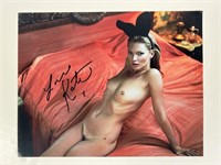 Kate Moss Autographed Naked "Bunny"Photograph