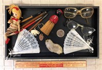 VINTAGE GLASSES, PENS, AND MORE
