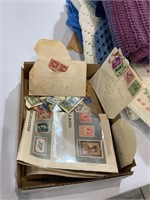 lot of vintage canceled stamps