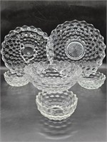 10½" bowl,12"  Footed plate, 13½" plater, 2- 5½ X