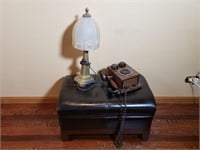 Storage Bench w/ Reproduction Telephone