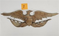 Cast Alum. Federal Shield Eagle 27" Plaque