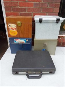 Briefcase & Misc Storage Boxes