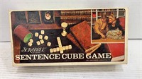 Sentence Cube Game Vintage