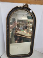 Antique Wood Framed Mirror