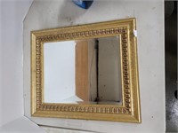 Faux Wood Rectangle Mirror