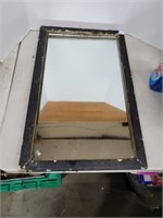 Antique Wood Framed Mirror