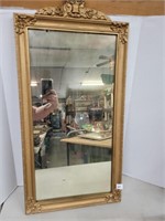 Vintage Gold Wood Framed Mirror