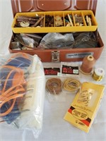 Jewelry Making/Crafting Supplies + Vtg. TackleBox