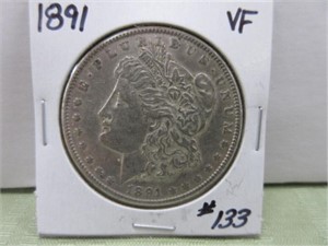 1891 Morgan Dollar – VF