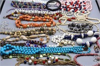 26 Pcs. Beads & Bangles Costume Jewelry+