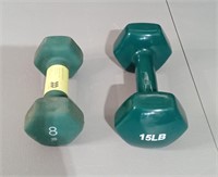 Weights 8 & 15lb