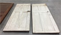 2-Wood doors-29.5 x 76.75 & 7.5