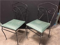 2X METEO MCM OUTDOOR CHAIRS