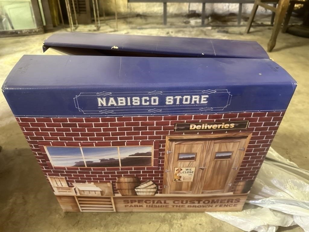 Cardboard Nabisco Store Toy Box
