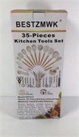 New Open Box Bestzmwk 35 Piece Kitchen Tool Set