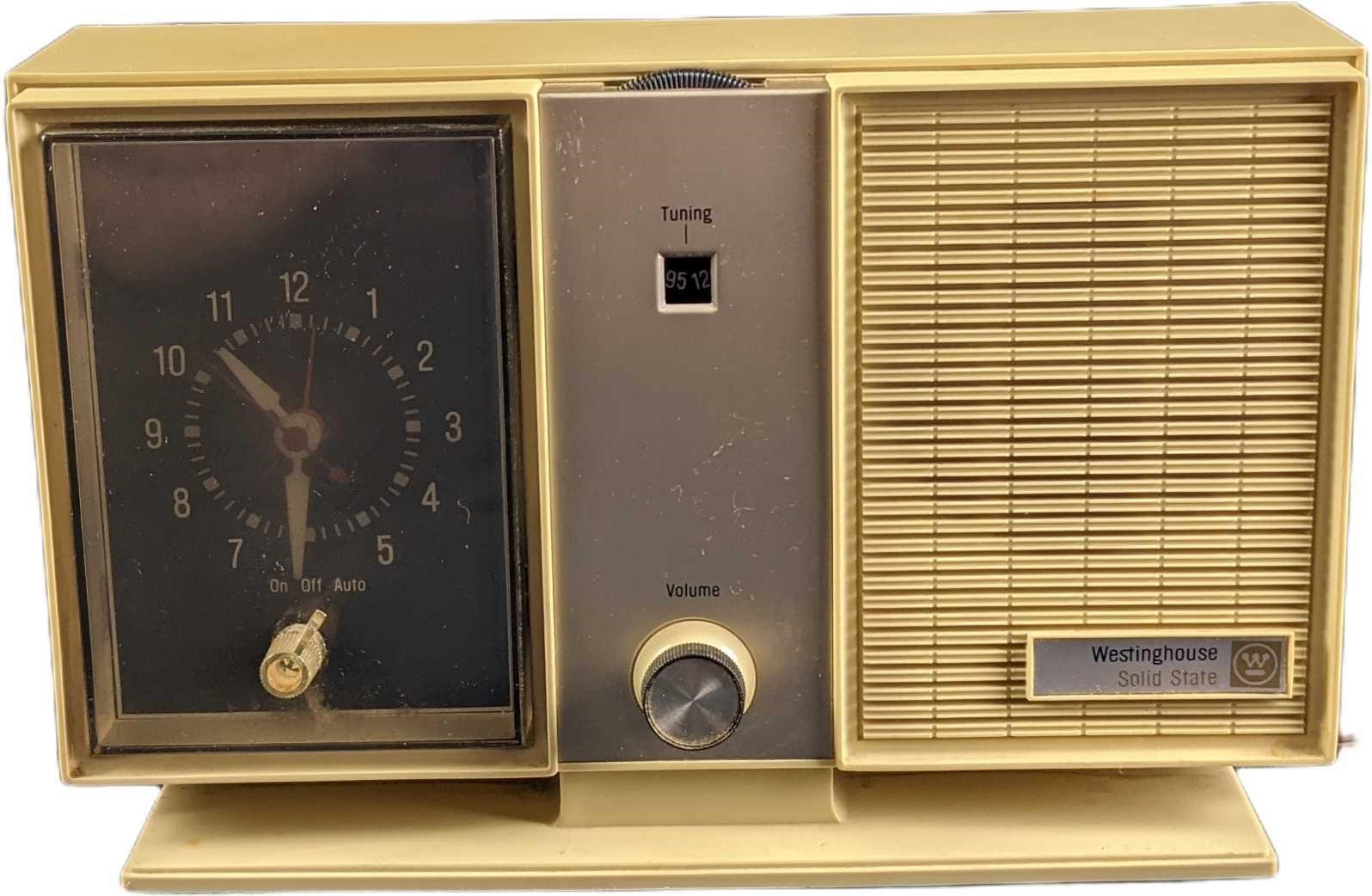 Vintage Westinghouse Solid State Clock Radio