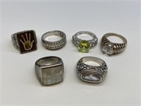Sterling Silver Rings.