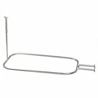 ZENNA HOME 34941SS, HOOP SHOWER CURTAIN ROD