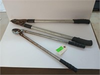 Two pair of loppers