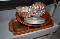 Wooden Bowl w/ Molds & Movie Reel