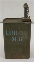 Machine Gun Lube Oil Tin Can 4.5"