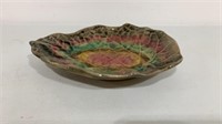 Antique Majolica leaf plate -approx6.5” long x