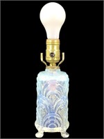 French Opalescent Glass Lamp Base