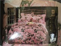 Super Queen Pink Camo Comforter Set