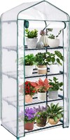 4 Tier Portable Greenhouse - Steel Shelves