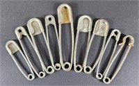 Large Safety Pins (9)