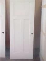 3 Panel Interior Door 1 3/8x 30x 80