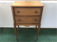 OAK SEWING CABINET