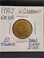 1977 west German coin
