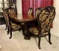 Dining Table w/ 2 Arm Chairs & 6 Side Chairs