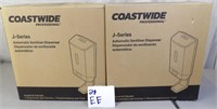 2 Boxes Coastwide J Series Automatic Dispenser