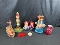 Vintage Toys Lot Raggedy Ann/Andy