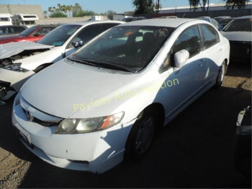 2010 Honda Civic JHMFA3F23AS002847 White