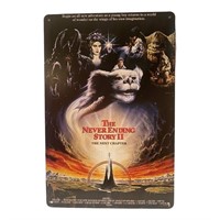 Neverending Story II Movie poster tin, 8x12, come