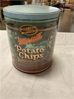 Vintage Mike-sells potato chip tin