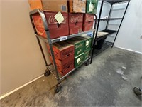2 Tier Mobile Utility Trolley