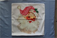 Pillow Cover: Vintage-look Santa