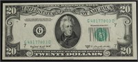 CHOICE BU 1950 20 $ FEDERAL RESERVE NOTE