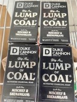 Charcoal Soap LUMP OF COAL Duke Cannon 10oz x4