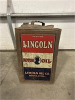 Vintage Lincoln Oil Can, Boone, IA