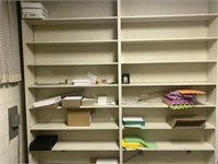 All Office Supplies on Shelves