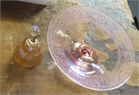 Pink plate,crystal bell (2)