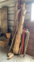 Wood Log Accent Posts & Decorative Wood Pieces