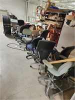 HUGE lot of office and other chairs used by